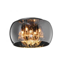 Moderne plafondlamp Capucine, Chroom