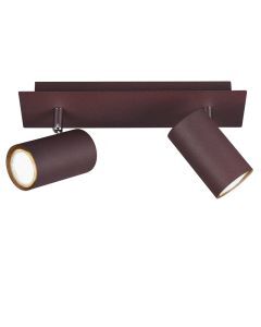 Roestkleurige plafondspot modern, Kaso