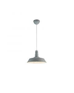 Grijze hanglamp industrieel, Yanaisha