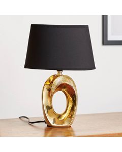 Gouden tafellamp Moldrup, Keramiek