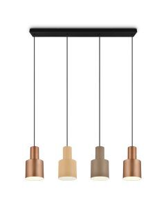 Taupe hanglamp modern, Amila