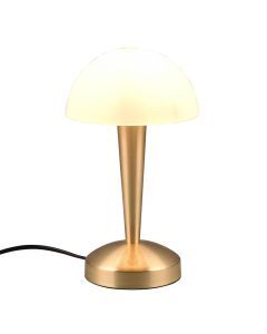 Messing tafellamp modern, Delila, met touchdimmer