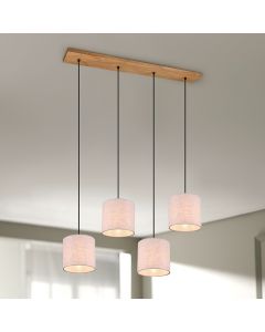 Vintage hanglamp Milco, nikkel