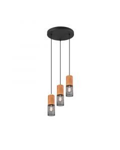 Vintage hanglamp Jessica, zwart
