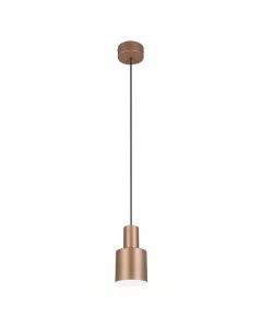 Bruine hanglamp metaal, Amila