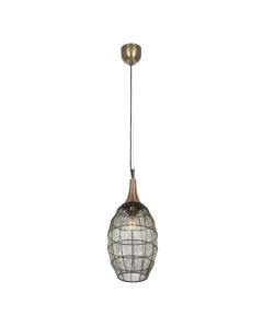 Bronzen hanglamp landelijk, Rins