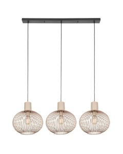 Beige hanglamp industrieel, Gjalt