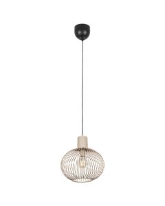 Beige hanglamp industrieel, Gjalt