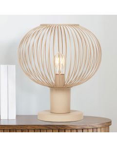 Beige tafellamp industrieel, Gjalt