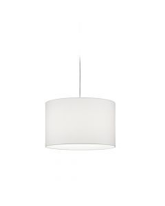 Witte ronde 2 fase railverlichting hanglamp Ivar