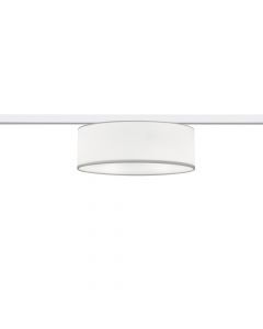 Witte plafonniere Oliver voor 2 fase railverlichting