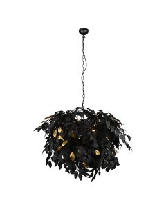 Zwarte hanglamp retro, Urwa