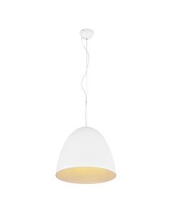 Witte koepellamp modern, Ingmar