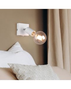 Moderne wandlamp Odin, wit