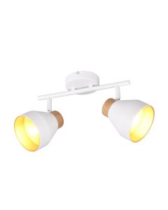 Witte plafondspot modern, Riette