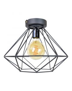 Industrie plafondlamp Merlon, Extra breed