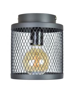Vintage zwarte gaas plafondlamp Dagior