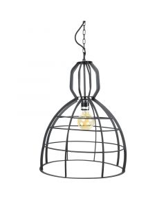 Industriële hanglamp Lewis, Zwart