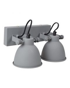 Industriële wandlamp grijs, Redon