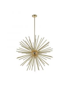 Design hanglamp Milos, goud, glas