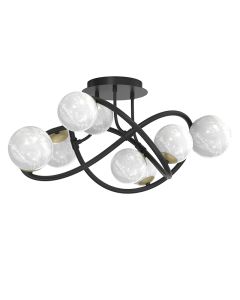 Moderne plafondlamp wit, Moritz