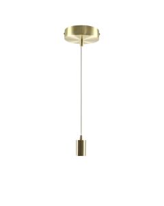Aluminium hanglamp zonder kap goud, Rika