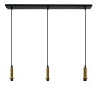 Aluminium hanglamp zonder kap goud, Rika