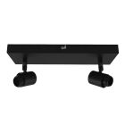 Aluminium plafondfitting zwart, Rika