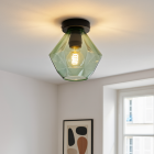 Retro plafondlamp groen, Anoek