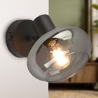 Design wandspot Skip, met schakelaar, zwart