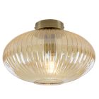 Retro plafonnière amber, Charlois