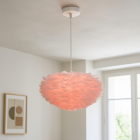 Stoffen hanglamp roze, Suzie