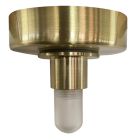 Kunststof plafondfitting goud, Aafje, IP44