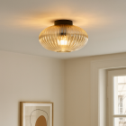 Design plafonnière amber, Charlois