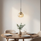 Design hanglamp amber, Sedef