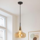 Moderne hanglamp amber, Yael
