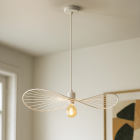 Moderne hanglamp wit, Jolinda