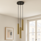 Moderne hanglamp messing, Nadi