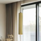 Moderne hanglamp messing, Nadi