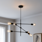 Moderne hanglamp zwart, Nica