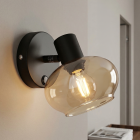 Design wandspot amber, Skip, met schakelaar