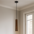 Moderne hanglamp hout, Nadi