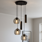 Moderne hanglamp zwart, Gianni