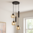Moderne hanglamp zwart, Gianni