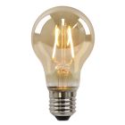 Dimbare Olucia E27 LED filament lamp Yona, amber, A60, 2W, 2200K