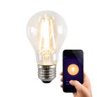 Olucia Smart LED lamp E27 Yona, A60, 5W, dim to warm