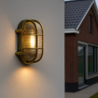 Industriële buitenlamp zwart, Juanita, IP44