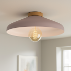 Landelijke plafondlamp roze, Freddie