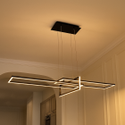 Moderne hanglamp zwart, Alessandro