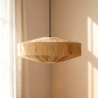 Papieren hanglamp bruin, Daisy